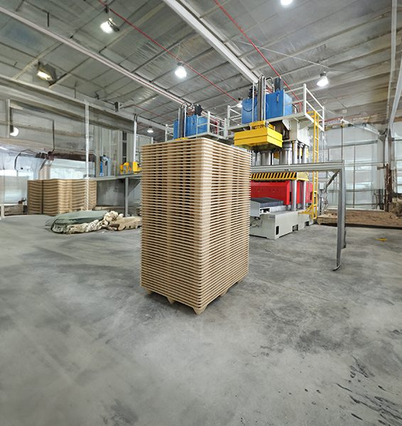 Pallet wood compressed in Saudi v2 - Palletto